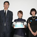 大倉孝二、大島優子、タナダユキ監督／『ロマンス』初日舞台挨拶