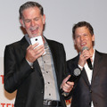リード・ヘイスティングス氏、グレッグ・ピーターズ氏／「Netflix」ジャパンローンチパーティ