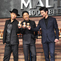 USA、松本利夫、MAKIDAI／「ザ・モルツ」新CM発表会