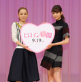 西野カナ、桐谷美玲／『ヒロイン失格』試写会イベント