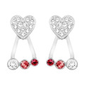 COLLECTION DESIGNED WITH MIRANDA KERR「DUO Pierced Ear Jackels Heart」