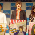 『重力ピエロ』トークショー（左から）加瀬亮、岡田将生、吉高由里子