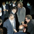 喝采を浴びるコッポラ監督とアルデン・エーレンレイク、ヴィンセント・ギャロ　photo：Ayako Ishizu
