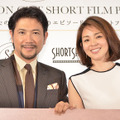 別所哲也、SHIHO／「SABON Gift Short Film Project」記者発表会