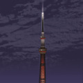 十字型の赤いライトセーバーに見立てたライティング - (C) TOKYO-SKYTREE　※画像はイメージです