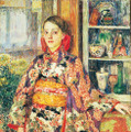 児島虎次郎 《和服を着たベルギーの少女》1911年 / 116.0 × 89.0 cm / 油彩・カンヴァス