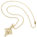 ゴールドとシルバーのペンダント「PALOMA ORB PENDANT」（4万6,000円）