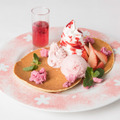 「タントタント」【3F】の「桜香る春色パンケーキ 」※1日20食限定 980円（税別）