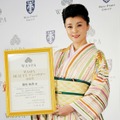 藤原紀香が、和の美しさを体現している「WASPAアンバサダー」に就任