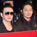 中村獅童＆綾野剛／『日本で一番悪い奴ら』完成披露試写会