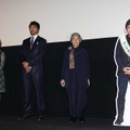 真木よう子＆阿部寛＆樹木希林／『海よりもまだ深く』初日舞台挨拶
