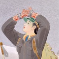 榎本千花俊《銀嶺》1942年 東京国立近代美術館蔵絹本彩色　68.7×73.1cm