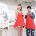 ダレノガレ明美、加藤諒／映画『二ツ星の料理人』お料理レッスンイベント
