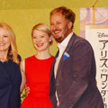 ミア・ワシコウスカ＆ジェームズ・ボビン監督＆スザンヌ・トッド／『アリス・イン・ワンダーランド／時間の旅』“お茶”会見
