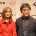 イザベル・ユペール＆是枝裕和監督／「フランス映画祭2016」オープニングセレモニー