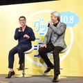 中井貴一、時任三郎／映画『グッドモーニングショー』公開直前試写会イベント