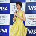 上戸彩／「Visaデビットカード」新CM発表会