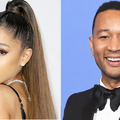 アリアナ・グランデ＆ジョン・レジェンド-(C)Getty Images