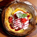 「CHEESE CRAFT WORKS ダイバーシティ東京プラザ」あまおう苺ダッチパンケーキ