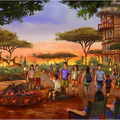 自然豊かな4種類のガーデン・アフリカ(C) Disney
