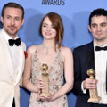 ライアン・ゴズリング＆エマ・ストーン＆デイミアン・チャゼル-(C)Getty Images