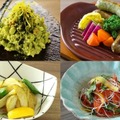 日本茶レストラン「GREEN TEA RESTAURANT 1899（いち・はち・きゅう・きゅう） OCHANOMIZU」の「抹茶ビアガーデン」の抹茶尽くしの料理イメージ
