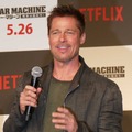ブラッド・ピット来日！ 終始リラックスで「1曲歌おうか？」・画像