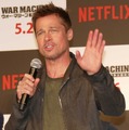 ブラッド・ピット／『ウォー・マシーン：戦争は話術だ！』来日会見