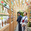 縁むすび風鈴回廊（昼）「川越氷川神社 縁むすび風鈴」