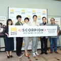 （左から）田村聖子、福田賢二、小林沙苗、杉田智和、谷昌樹、原田晃／「SCORPION／スコーピオン シーズン3」日本語吹替え版声優キャスト合同取材会