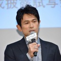 江口洋介／「石つぶて ～外務省機密費を暴いた捜査二課の男たち～」完成披露試写会