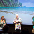 （左から）オスナット・シューラ―＆ロン・クレメンツ＆ジョン・マスカー／『モアナと伝説の海』MovieNEX収録ボーナス映像ショーケース