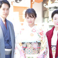 高畑淳子＆深田恭子＆松山ケンイチ／「隣の家族は青く見える」ヒット祈願