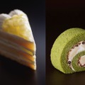スーパーメロンショートケーキ＆新edo抹茶ロール　「サンドウィッチ＆あまおうスイーツビュッフェ」