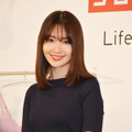小嶋陽菜／「ユニクロ ワイヤレスブラ 2018年春夏コレクション発表会」