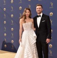 ジェシカ・ビール＆ジャスティン・ティンバーレイク「第70回エミー賞授賞式」 (C) Getty Images