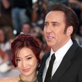 ニコラス・ケイジ＆アリス・キム (C) Getty Images