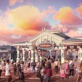 メインエントランスの入退園ゲート中央のイメージ （完成時）☆(C) Disney