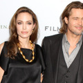 『In the Land of Blood and Honey』（原題）のN.Y.プレミアに出席したアンジェリーナ・ジョリー＆ブラッド・ピット -(C) Splash/AFLO