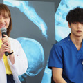 本田翼＆窪田正孝／「ラジエーションハウス～放射線科の診断レポート～」会見