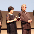 『11.25自決の日 三島由紀夫と若者たち』若松監督、井浦新、満島真之介　photo：Ayako Ishizu