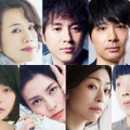『緊急事態宣言』（C） 2020 Transformer, Inc.（上の段左から）　斉藤工、渡辺真起子、ムロツヨシ、岩瀬亮、夏帆　　　　(下の段左から)　 岸井ゆきの、柴咲コウ、内田慈、ふせえり