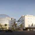Academy Museum of Motion Pictures,Exterior Rendering （C）Renzo Piano BuildingWorkshop/（C）Academy Museum Foundation/Image from L’Autre Image