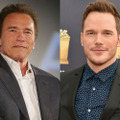 アーノルド・シュワルツェネッガー＆クリス・プラット (C) Getty Images
