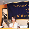 『インターミッション』Q＆A in 外国人特派員協会（左から、染谷将太＆秋吉久美子＆樋口尚文監督）