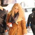 「The Carrie Diaries」（原題）撮影中のアナソフィア・ロブ -(C) Splash／AFLO