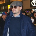成田空港に到着したレオナルド・ディカプリオ