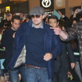 成田空港に到着したレオナルド・ディカプリオ