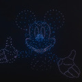 東京ディズニーリゾート40周年スペシャルドローンショー（画像はメディア向けプレピュー時のもの）