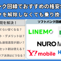 ソフトバンク回線でおすすめの格安SIMはどこ？速度や最安を比較！